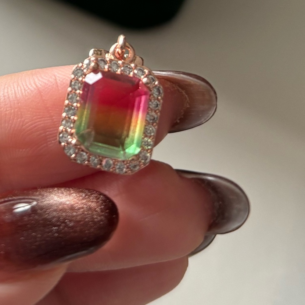 🏝️☀️Vacation Watermelon Color Earrings🌈